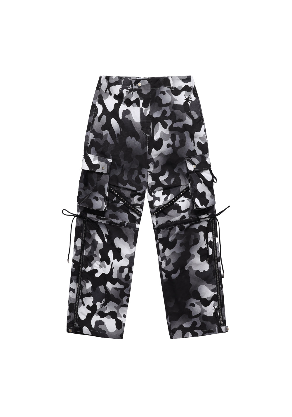 FVVO丨RIVET CARGO PANTS-Camouflage - PSYLOS 1, FVVO丨RIVET CARGO PANTS-Camouflage, Pants, FREE WORLD ORDER, PSYLOS 1